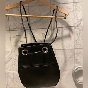 Totlee Monde Bags | Totlee Monde Backpack Purse | Color: Black